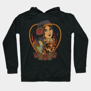 Girl Skull Horror Hoodie